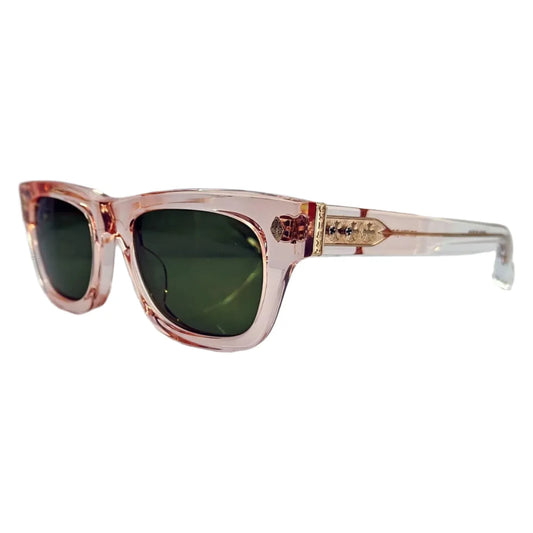 Chrome Hearts Dick Fitzener Sunglasses Pink Crystal/Gold