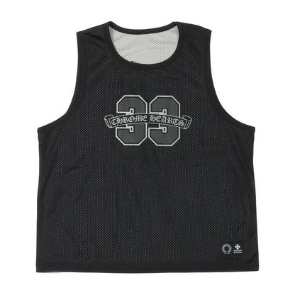 Chrome Hearts Sports Mesh Reversible Basketball Jersey Black