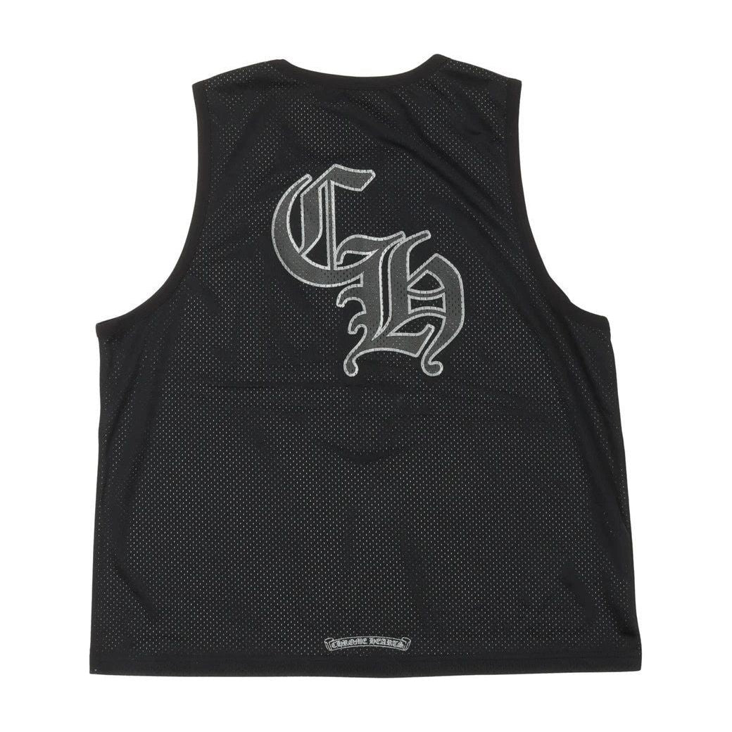 Chrome Hearts Sports Mesh Reversible Basketball Jersey Black