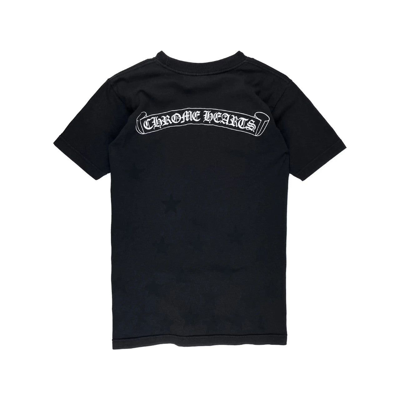 Chrome Hearts Star Scroll Horseshoe Logo Pocket T-Shirt Black