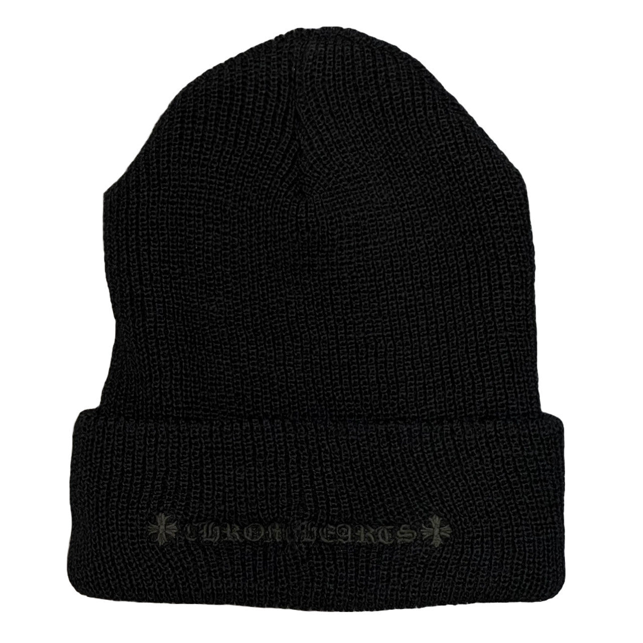 Chrome Hearts Tonal Plus Cross Beanie Black