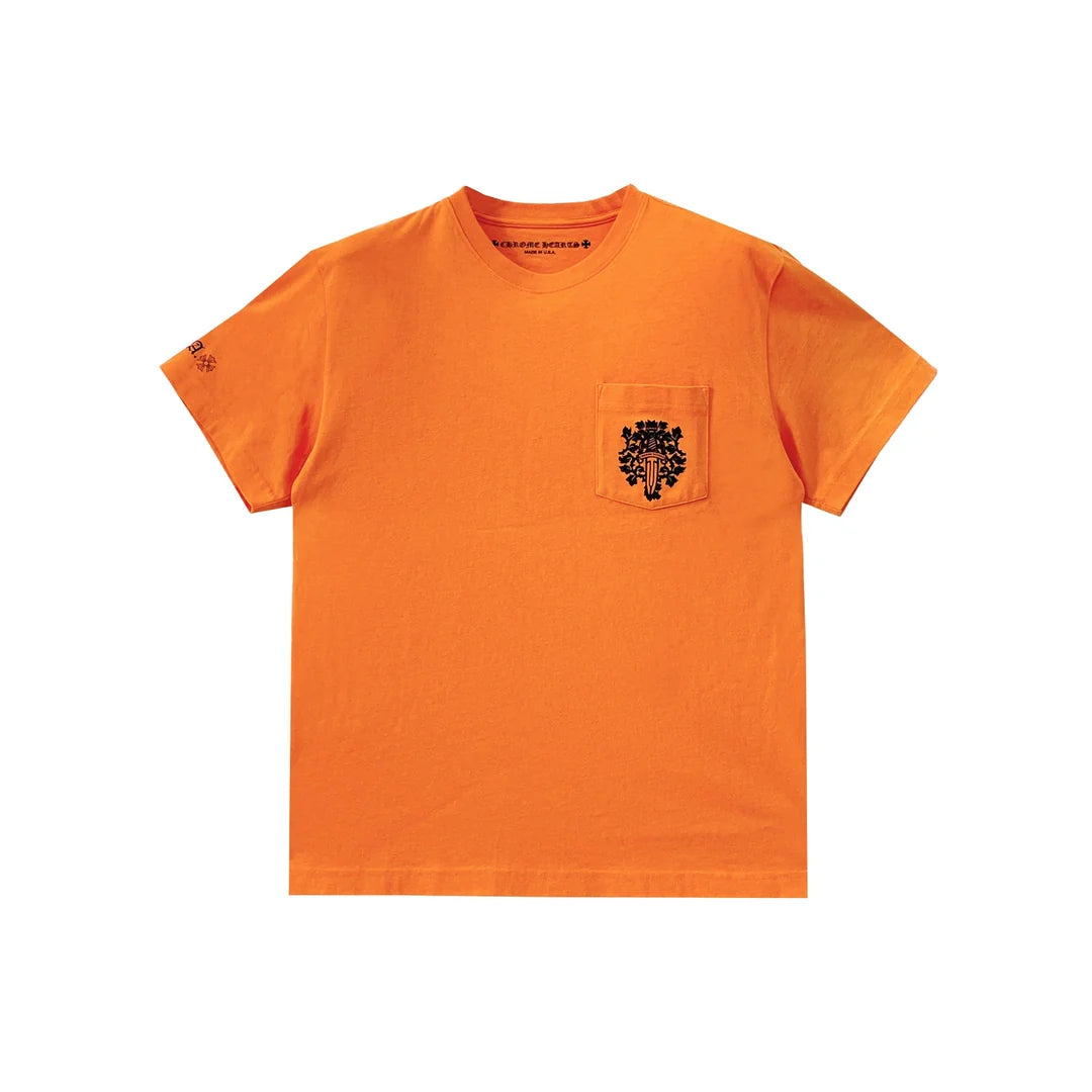 Chrome Hearts Vine Dagger T-shirt Orange/Black
