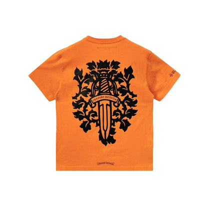 Chrome Hearts Vine Dagger T-shirt Orange/Black
