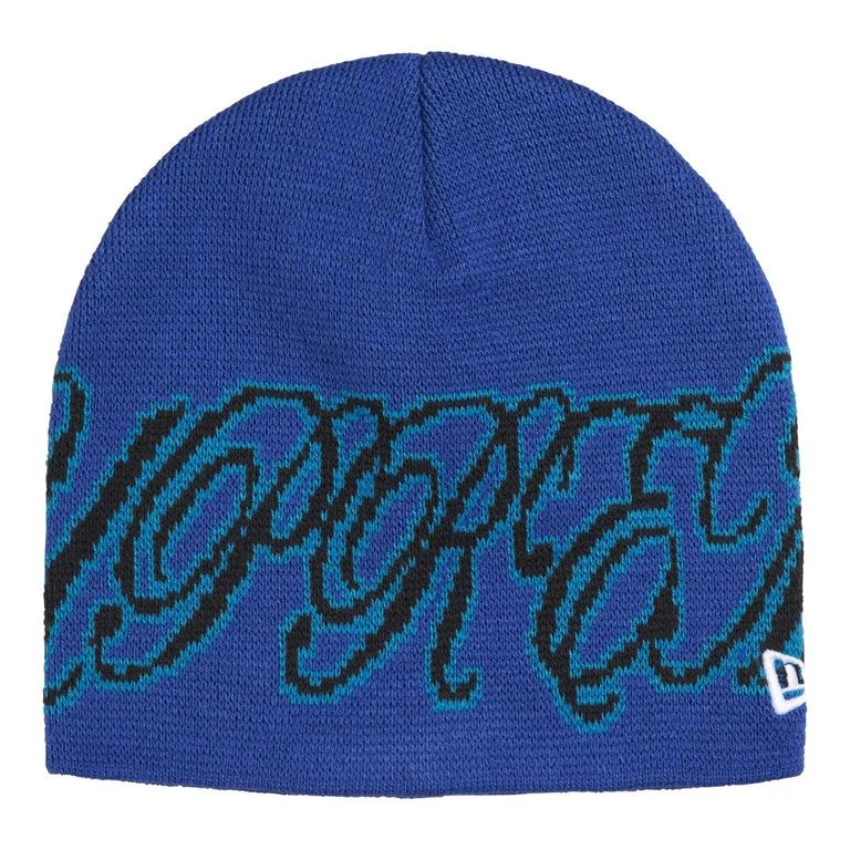 Supreme New Era® Cursive Beanie Royal