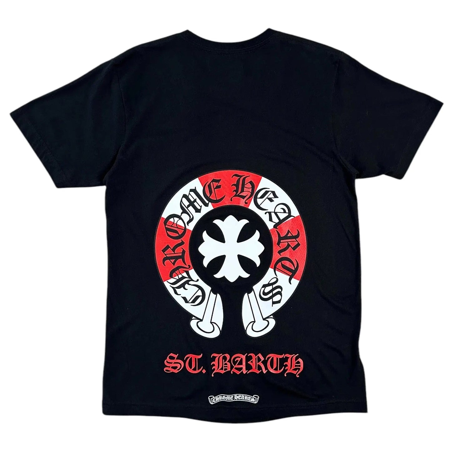 Chrome Hearts St. Barths Exclusive Horseshoe T-Shirt Black/Red/White