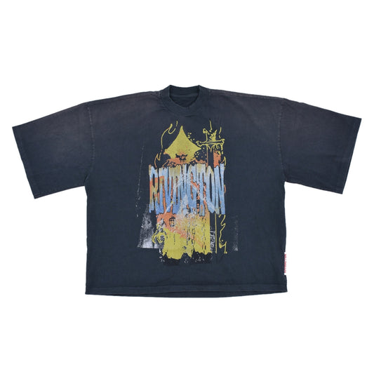 RIVINGTON roi Rebis Forgive Me SS Vintage Tee Black