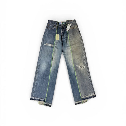 *Better With Age Altar Reconstructed Denim Multi Indigo