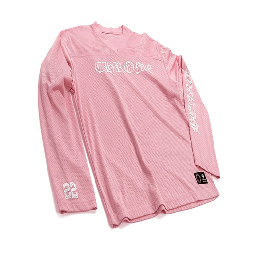 Chrome Hearts Love You Mesh Warm Up Jersey Pink