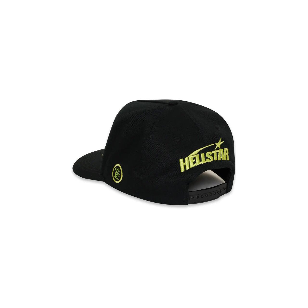 Hellstar NY Rhinestone Snapback Hat Black/Neon