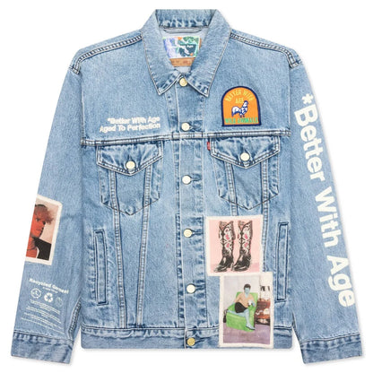 Better With Age Portrait Denim Jacket