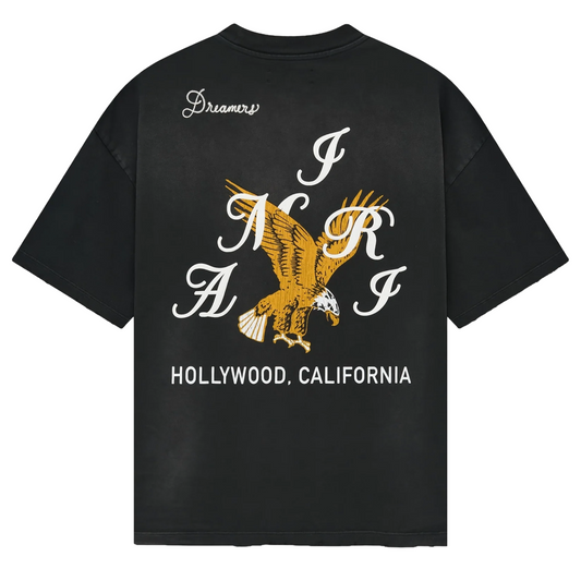 Amiri Eagle Oversized Tee Black