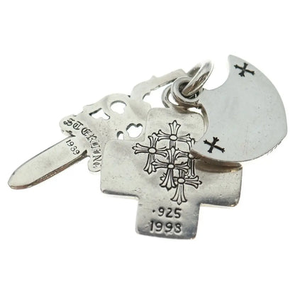 Chrome Hearts Silver 3 Trinkets Pendant
