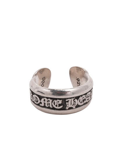 Chrome Hearts Silver Scroll Ring
