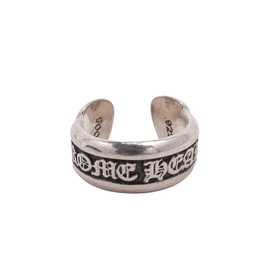 Chrome Hearts Silver Scroll Ring