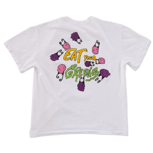 Matty Boy Anti Promo Eat Your Greens T-Shirt White
