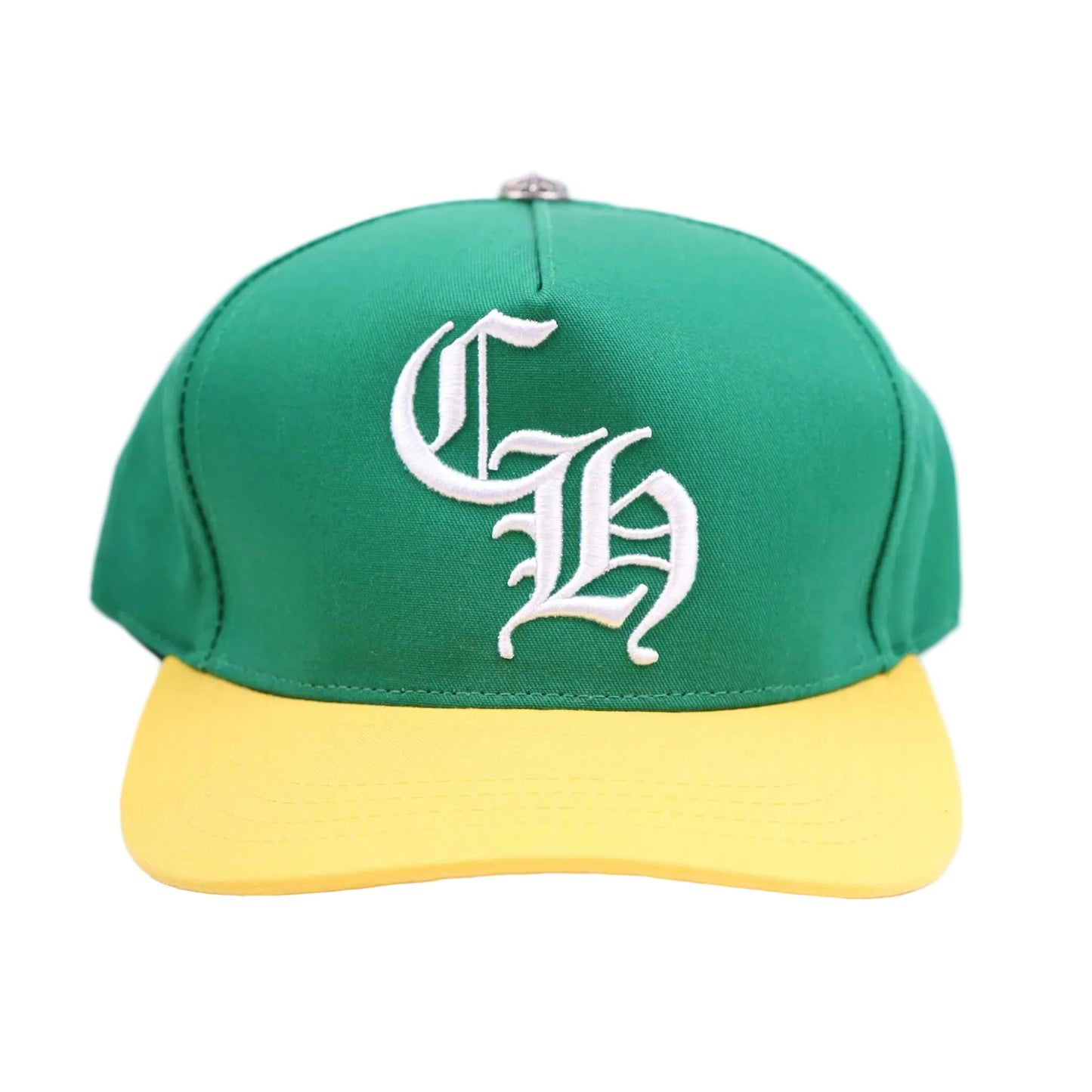 Chrome Hearts CH Baseball Hat Green/Yellow