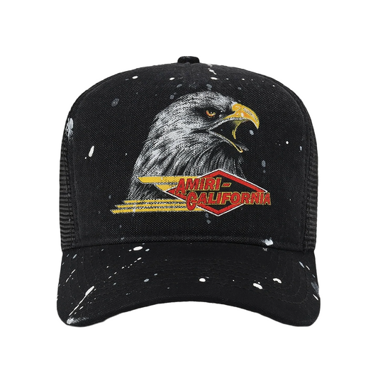 Amiri Vintage Trucker Hat Black