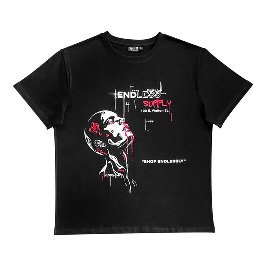 Endless Supply x inv.sion Gold Coast Exclusive Leisure Tee Black