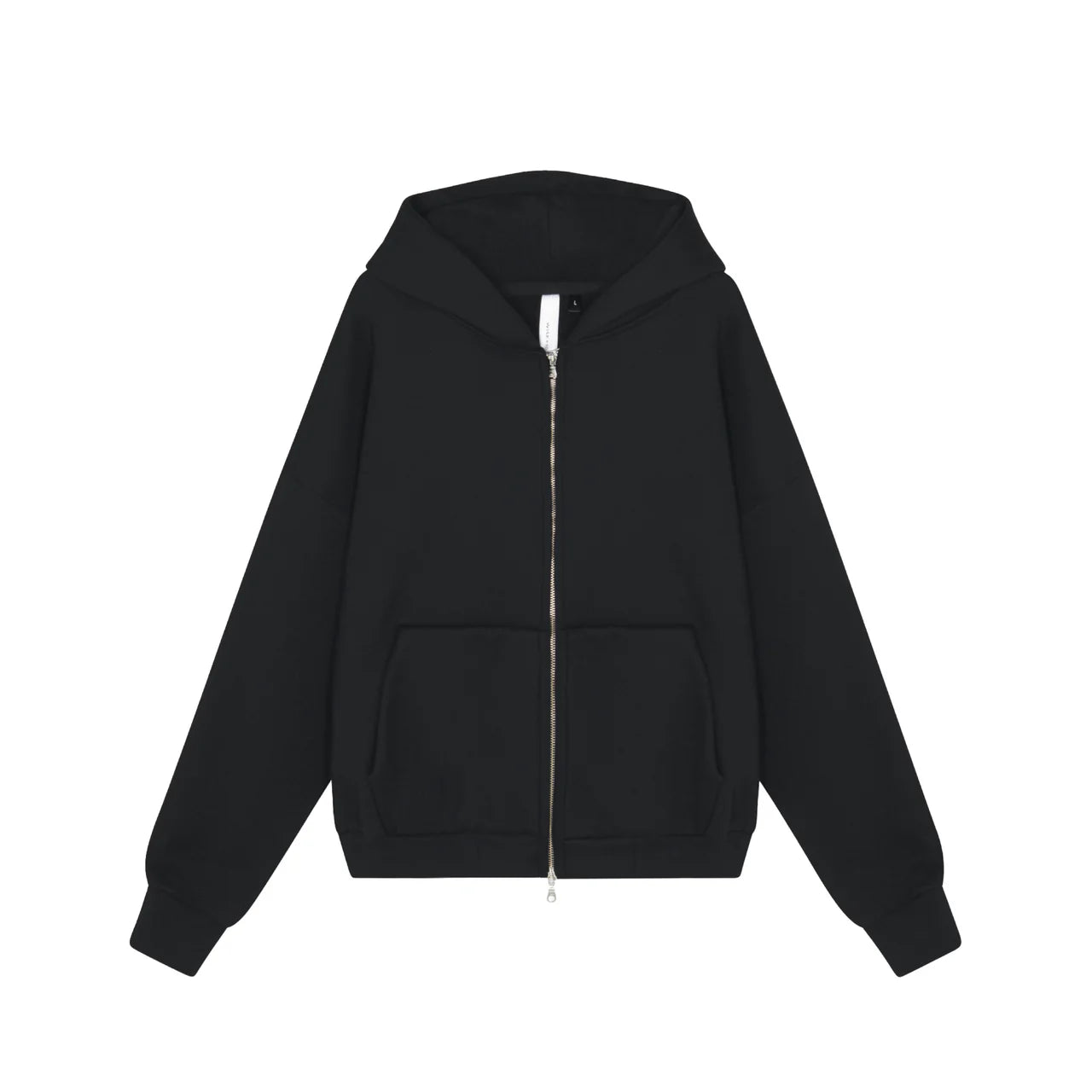 Wise + Foolish Zip Up Hoodie Coal