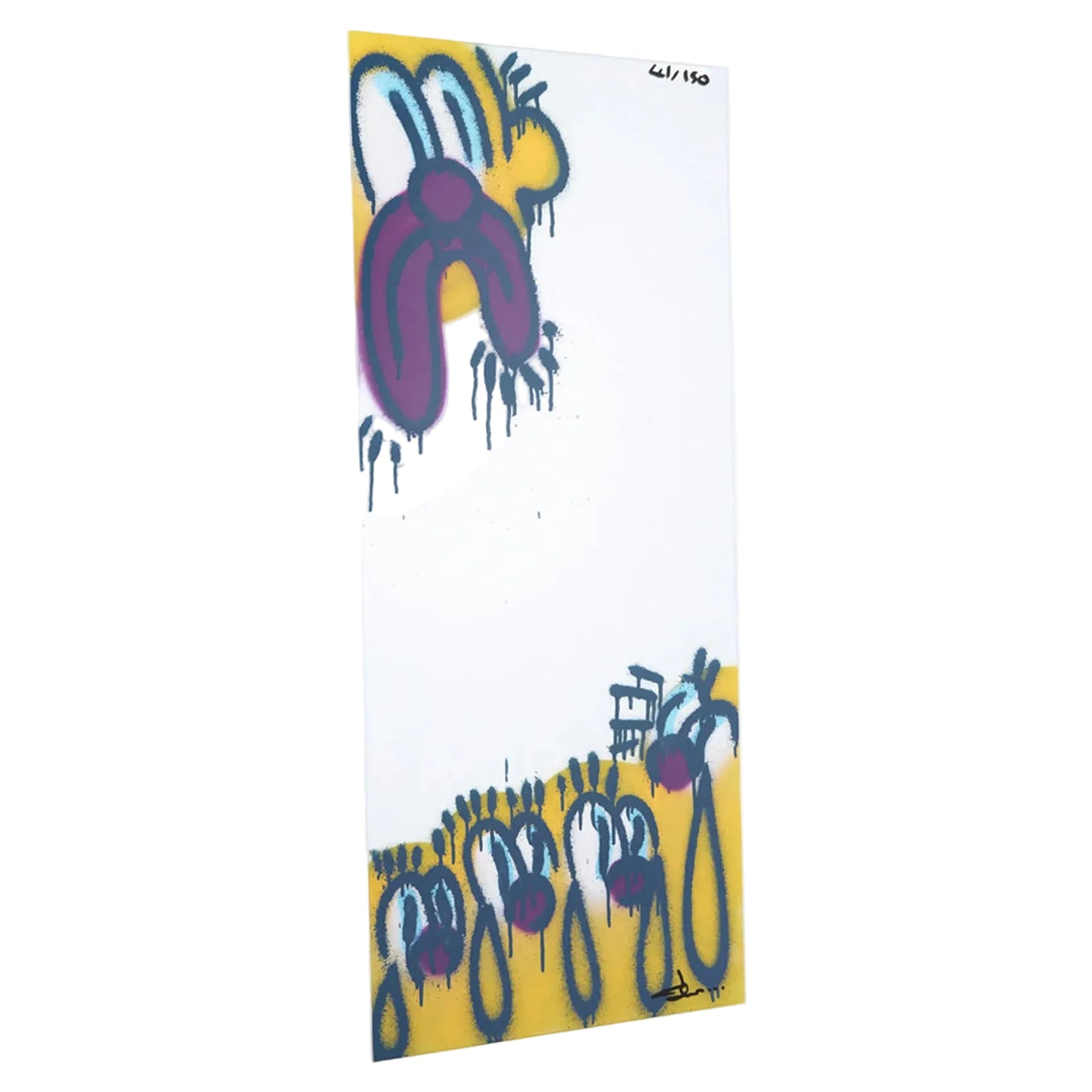 Slawn Mirror Purple/Yellow #92/#150
