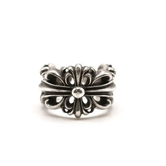 Chrome Hearts Double Floral Ring