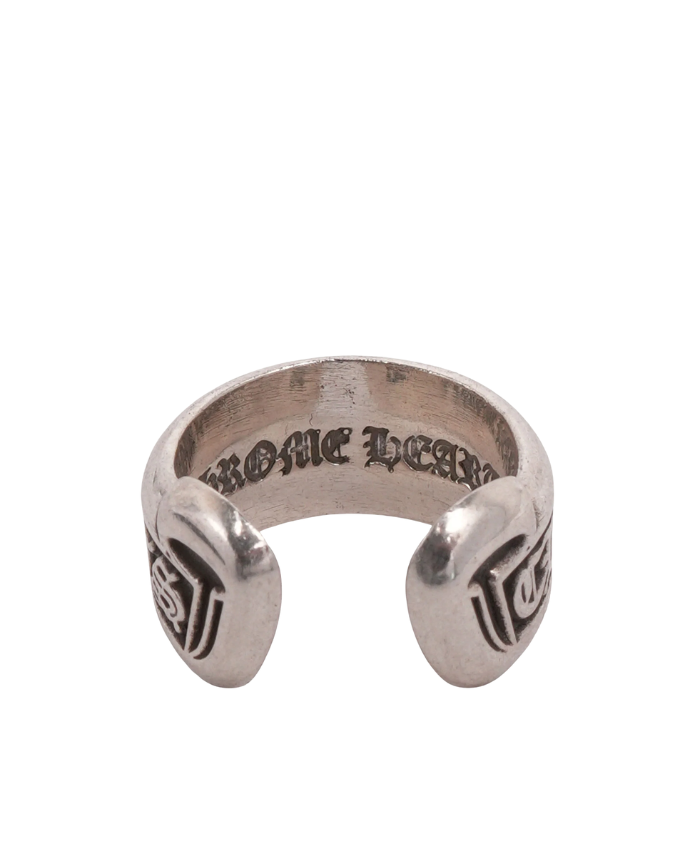 Chrome Hearts Silver Scroll Ring