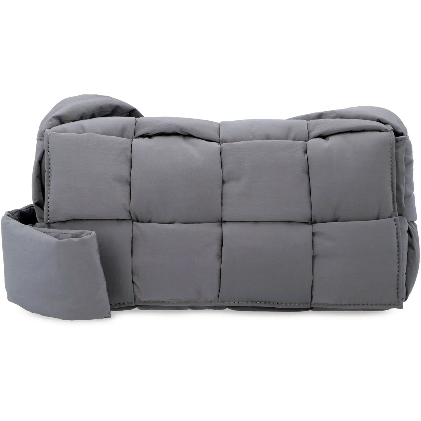 Bottega Veneta Padded Tech Cassette Shoulder Bag Grey