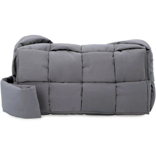 Bottega Veneta Padded Tech Cassette Shoulder Bag Grey