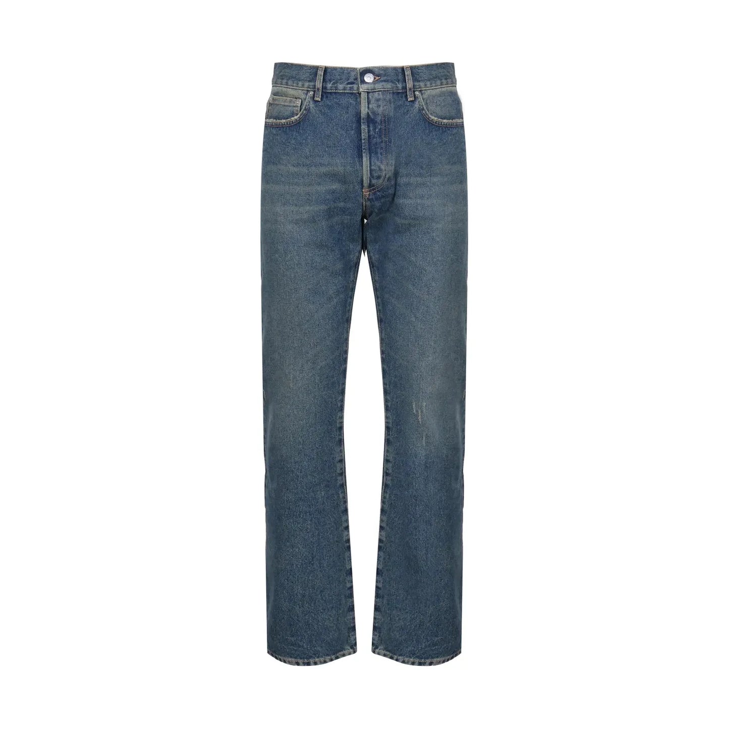 Dior Homme Logo Patch Straight Leg Jeans