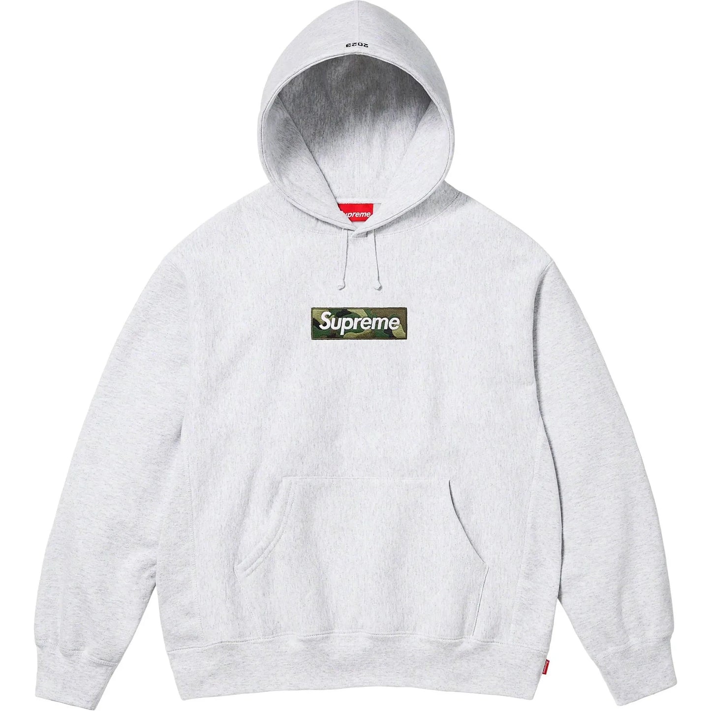 Supreme Box Logo Hooded Sweatshirt (FW23) Ash Grey