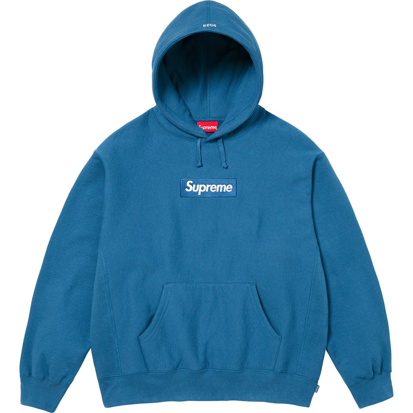 Supreme Box Logo Hooded Sweatshirt (FW23) Blue