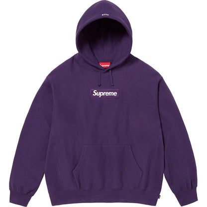 Supreme Box Logo Hooded Sweatshirt (FW23) Dark Purple