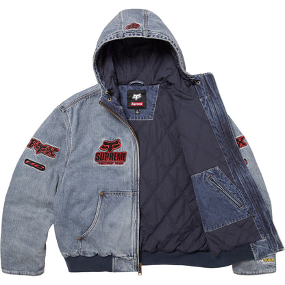 Supreme®/Fox Racing® Hooded Work Jacket Denim