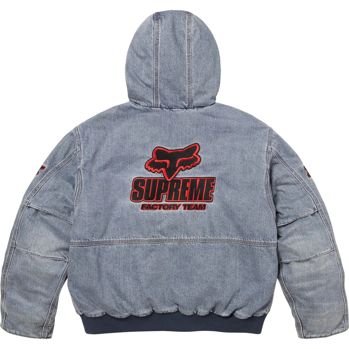 Supreme®/Fox Racing® Hooded Work Jacket Denim