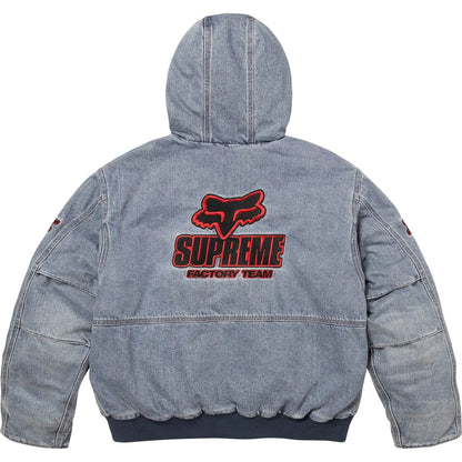 Supreme®/Fox Racing® Hooded Work Jacket Denim
