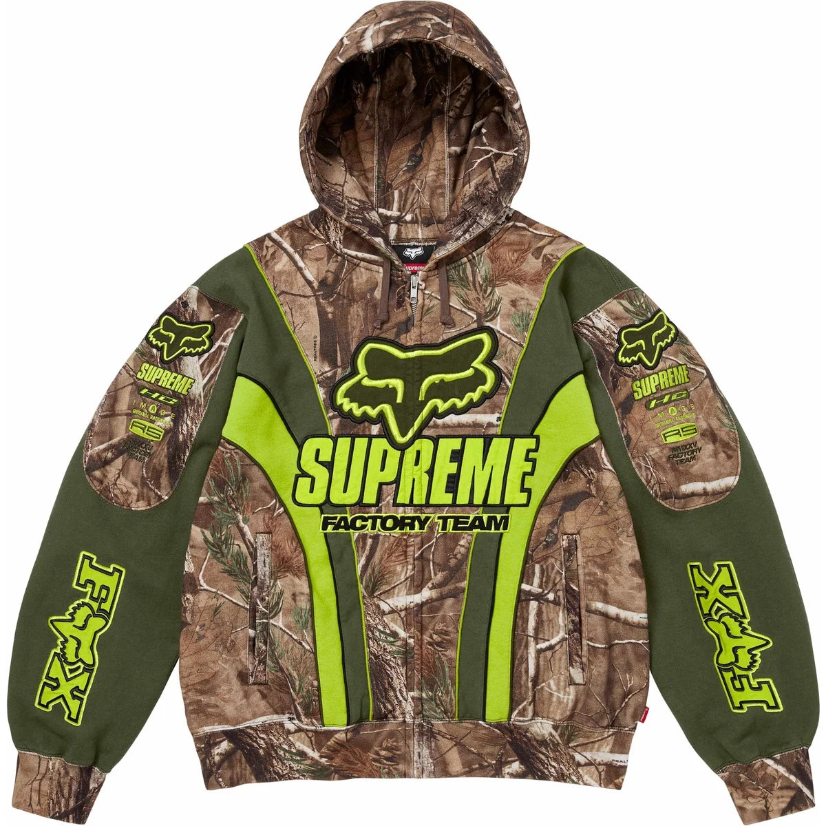 Supreme®/Fox Racing® Zip-Up Hooded Sweatshirt Realtree® AP Camo