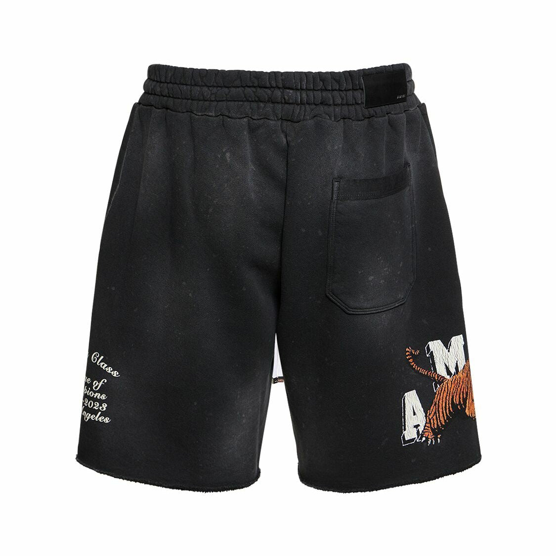 AMIRI Vintage Tiger Sweat Shorts Black
