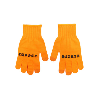 Chrome Hearts CH Plus Work Gloves Orange