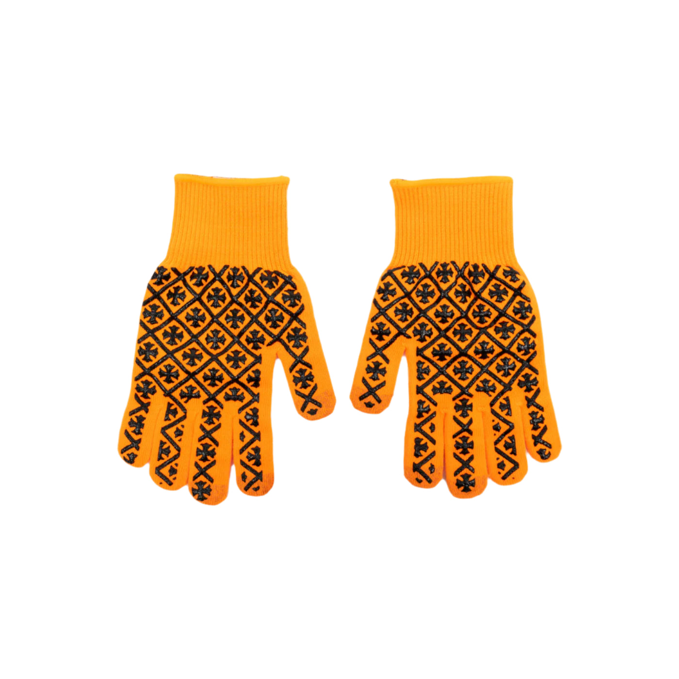 Chrome Hearts CH Plus Work Gloves Orange