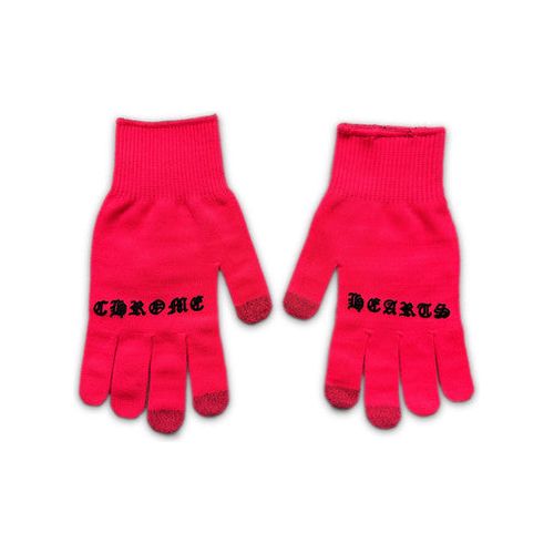 Chrome Hearts CH Plus Work Gloves Pink