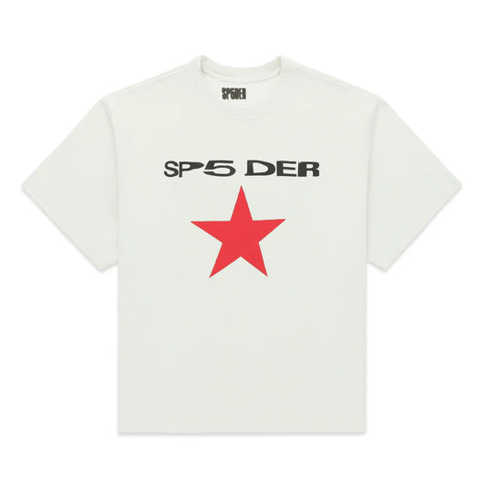 Sp5der Five Point Tee White