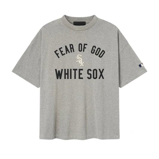 Fear of God Essentials White Sox 90's Tee Concrete Heather