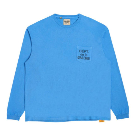 Gallery Dept. Dept De La Galerie L/S Pocket Tee Blue