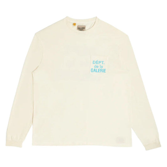 Gallery Dept. Dept De La Galerie L/S Pocket Tee Cream