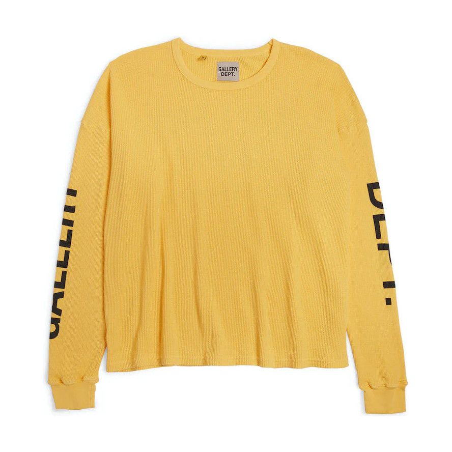 Gallery Dept. Thermal L/S T-Shirt Yellow