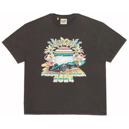 Gallery Dept. x Miami International Autodrome Auction Tee Vintage Black