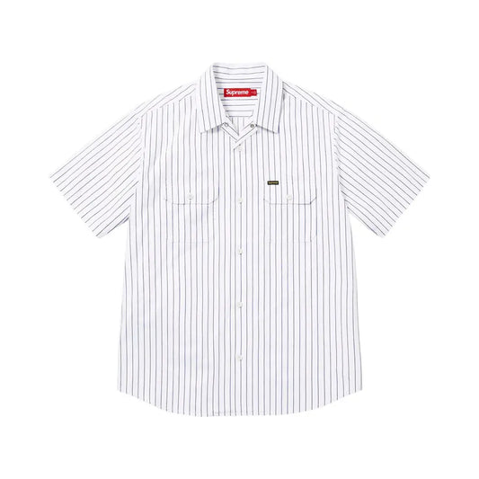 Supreme Ghostface S/S Work Shirt White/Stripe
