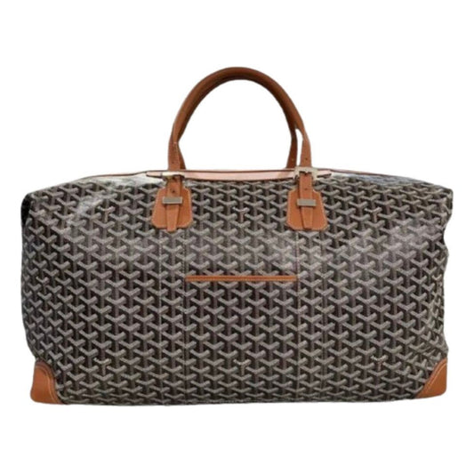 Goyard Bowling 55 Duffle Bag BLACK/TAN