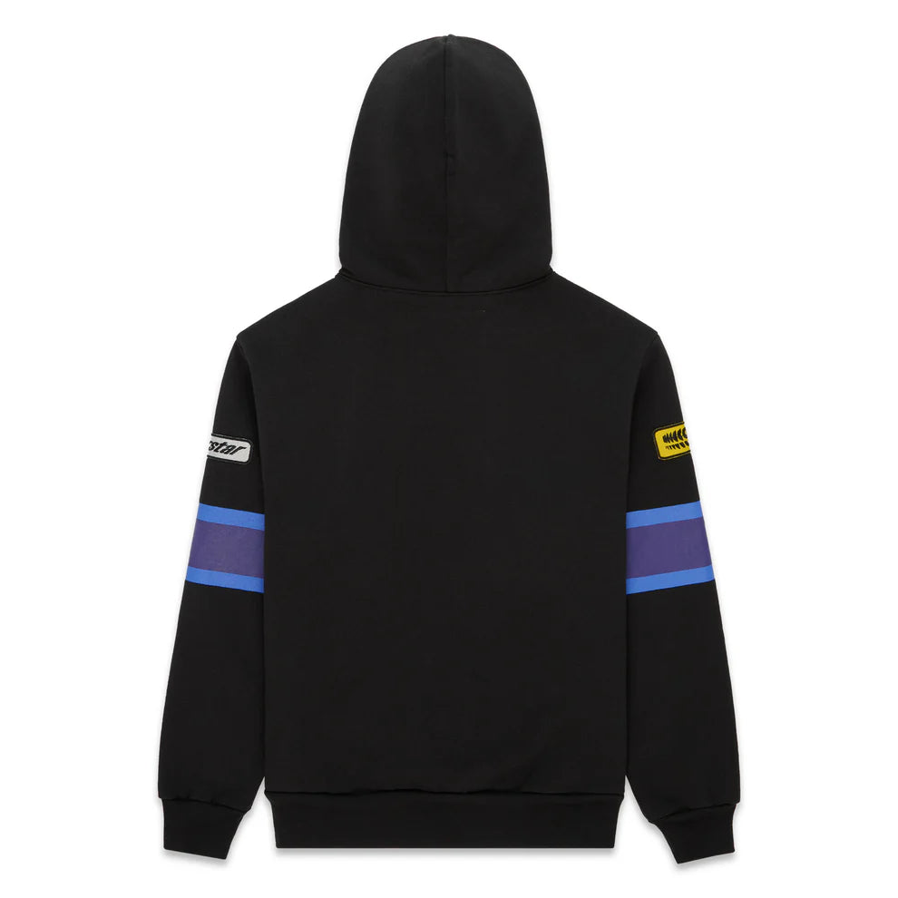 Sp5der GT Wings Zip Up Hoodie Black