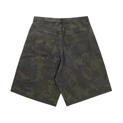 GV Gallery Barrack Leather Shorts Camo
